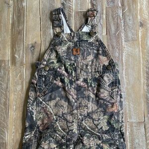 Real tree toddler carhartt bib overalls
